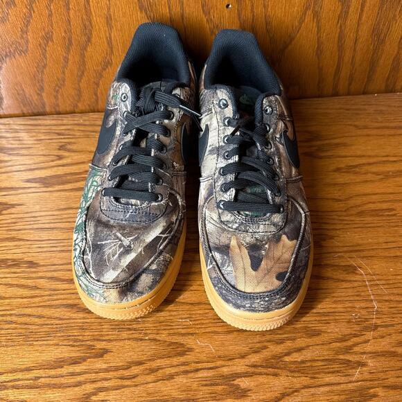 Nike Air Force 1 Low ReelTree Camo Tan Size 8
